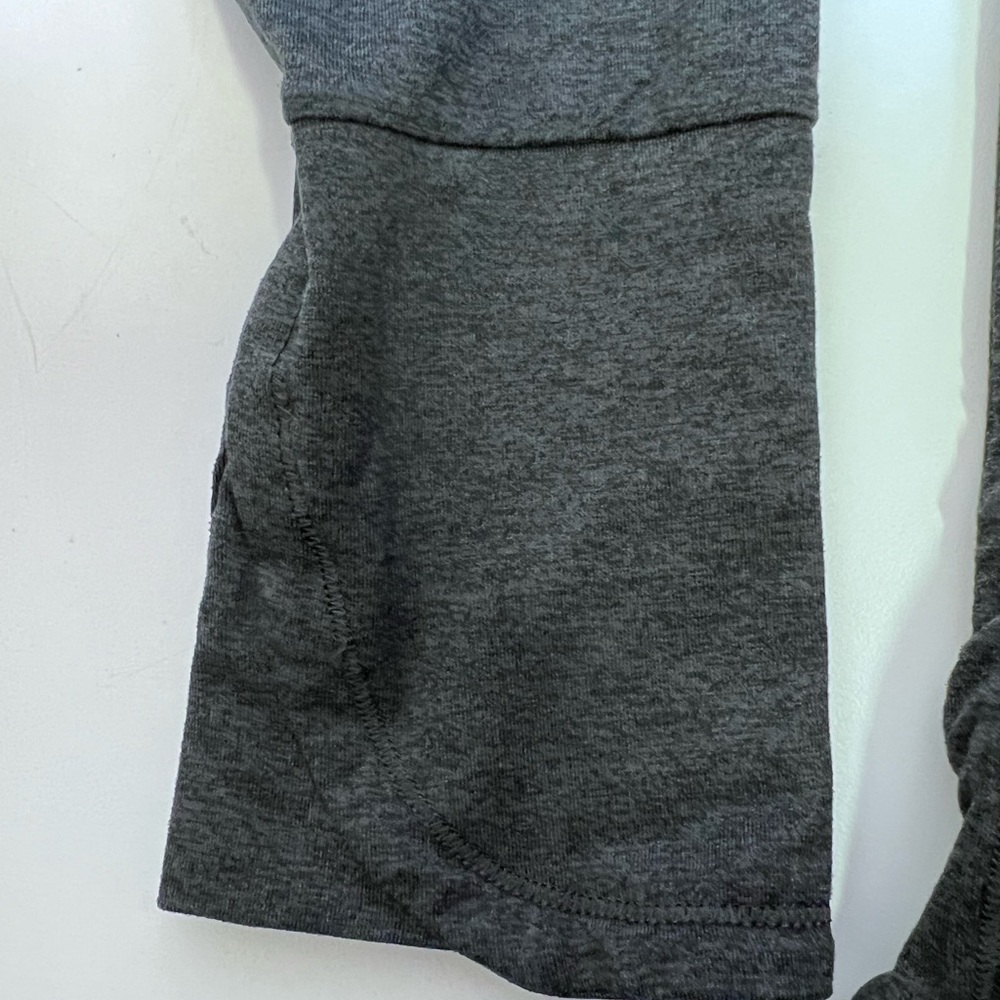 Athleta Uptempo Flora Mauve/Shale & Charcoal Hoodie Top - Picture 4 of 14
